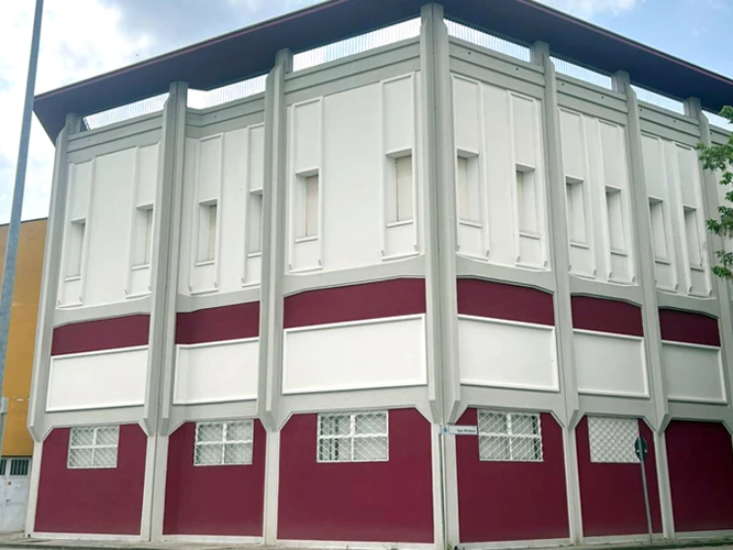 Manutenzione facciata esterna Stabilimento